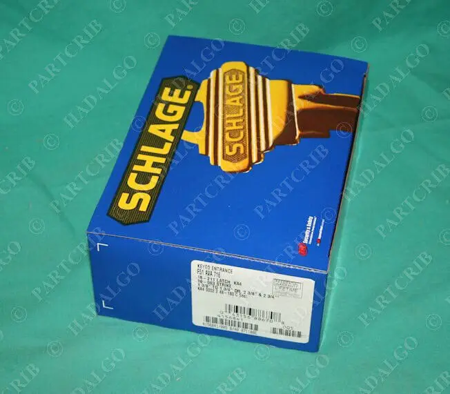 

Дверная ручка дверная Schlage F51 AVA 716 с ключом