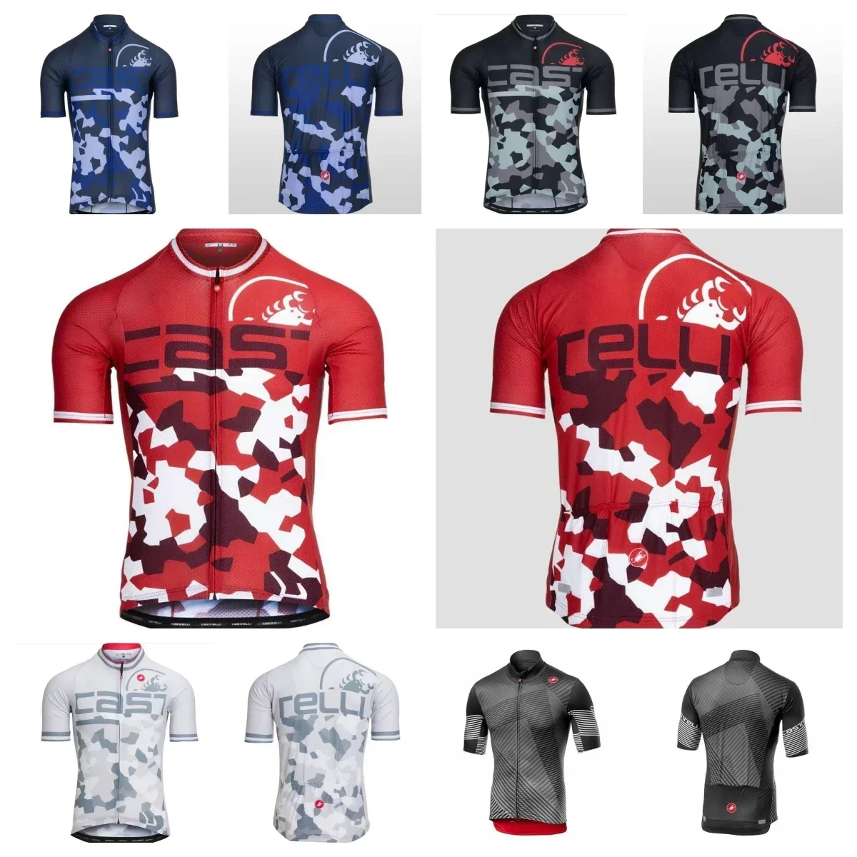 Новые комплекты нагрудников из трикотажа для велоспорта с короткими рукавами