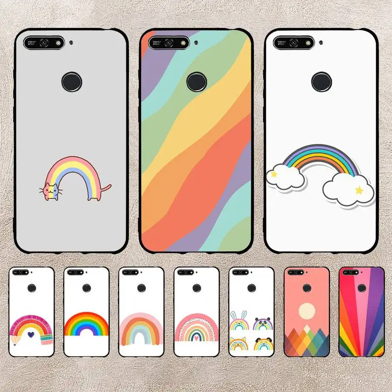 

Rainbow Illustration Phone Case For Xiaomi 11 10 12Spro A2 A2lite A1 9 9SE 8Lite 8explorer F1 Poco 12S Ultra Cove