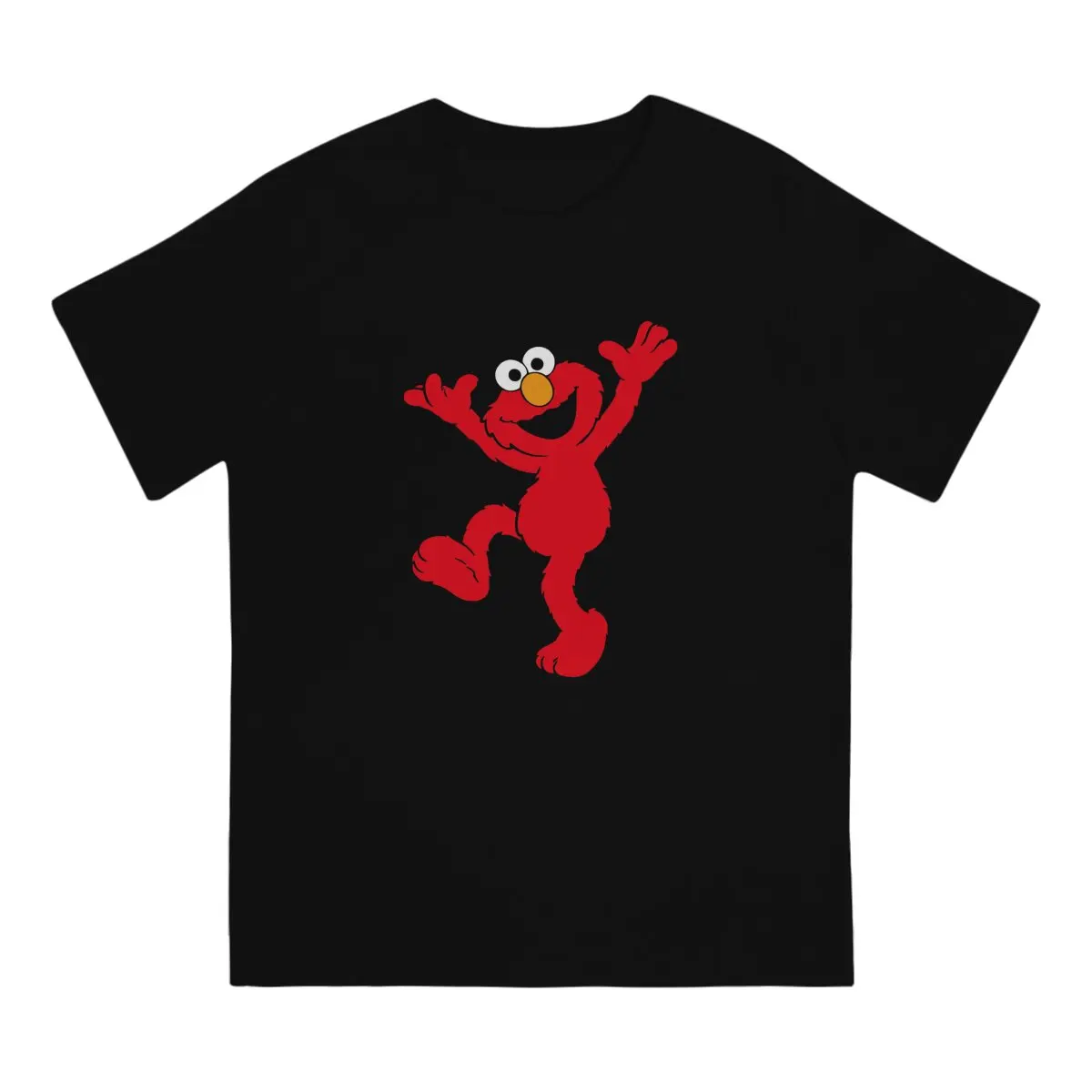 Мужская футболка с улицами кунжута модная стильная Elmo Hipster Ofertas круглым вырезом и