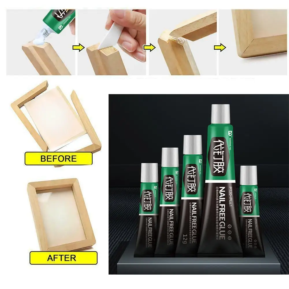 

30g All-purpose Glue Quick Drying Glue Strong Adhesive Sealant Fix Glue Nail Free Adhesive For Stationery Glass Metal Ceramic