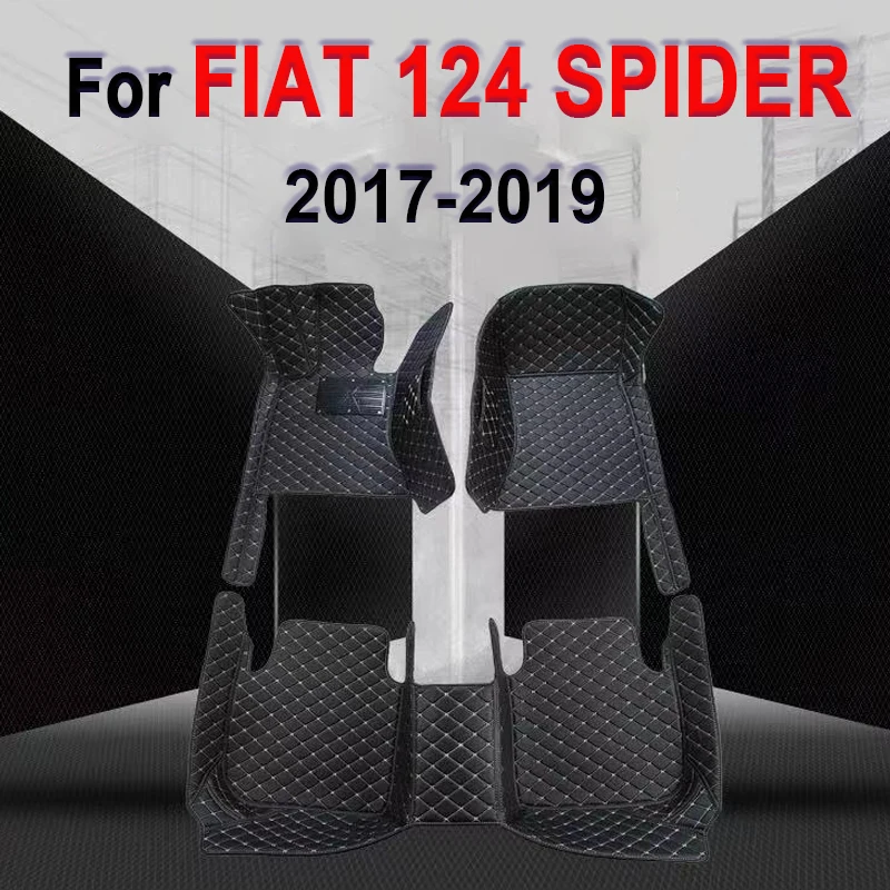 

Автомобильные коврики для FIAT 124 Spider 2017-2019, коврики, накладки для ног, аксессуары, аксессуары для интерьера, водонепроницаемые автомобильные ...