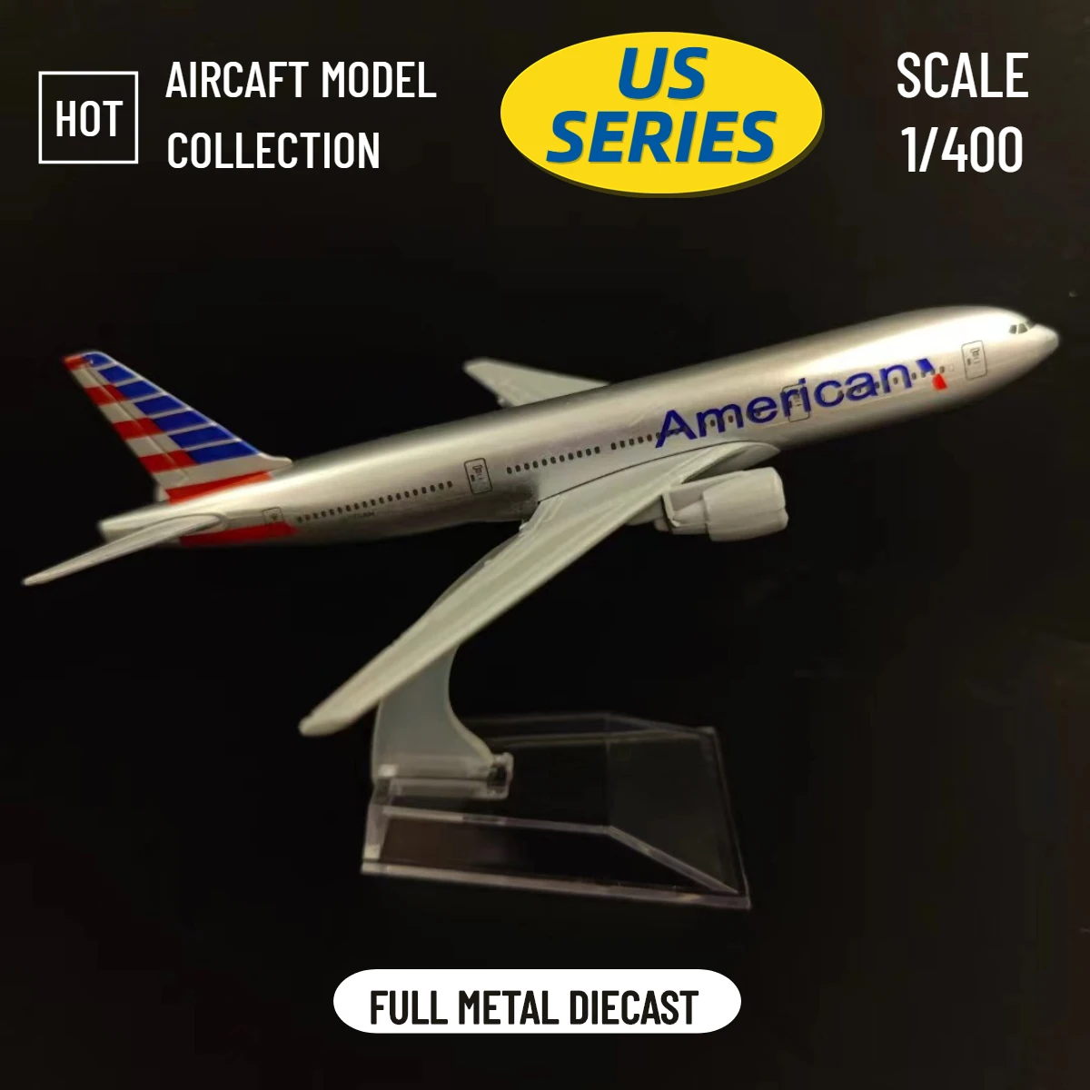 

Scale 1:400 Metal Replica Aircraft 15cm American Delta US Airlines Airbus Boeing Diecast Model Aviation Collectible Miniature