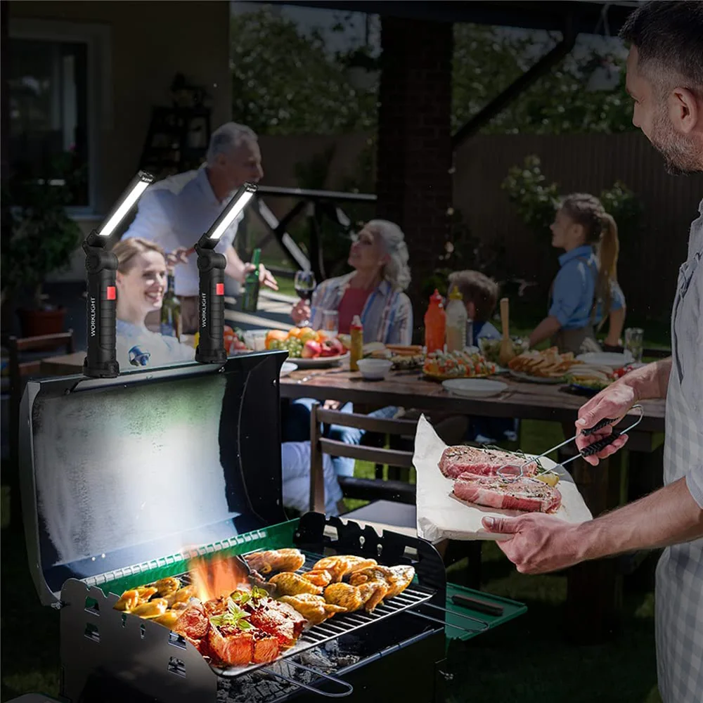 Новинка USB перезаряжаемая портативсветодиодный Светодиодная лампа COB рабочий