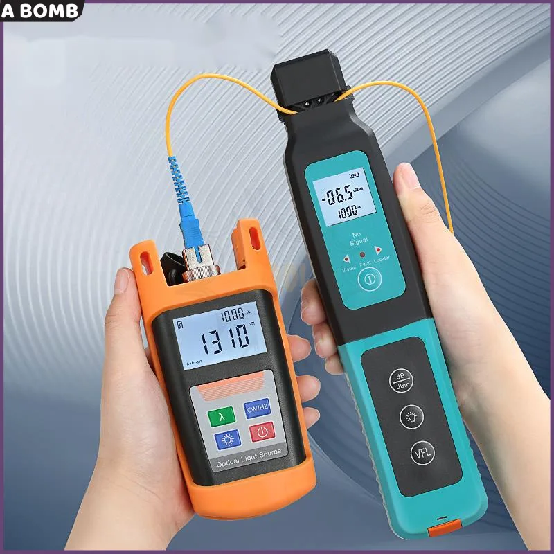 

High Quality Best Combination AUA-40 Identifier ,OPM Optical Light Source Portable 1310,1550nm Live Fiber Visual Fault Locator