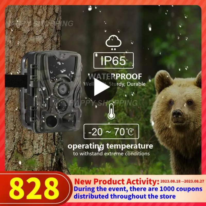 

Multi 1080P Hunting Camera 16MP Trail Camera Waterproof IP65 Wildcamera Photo Traps 0.3s Trigger Time Wild Scouting Tools