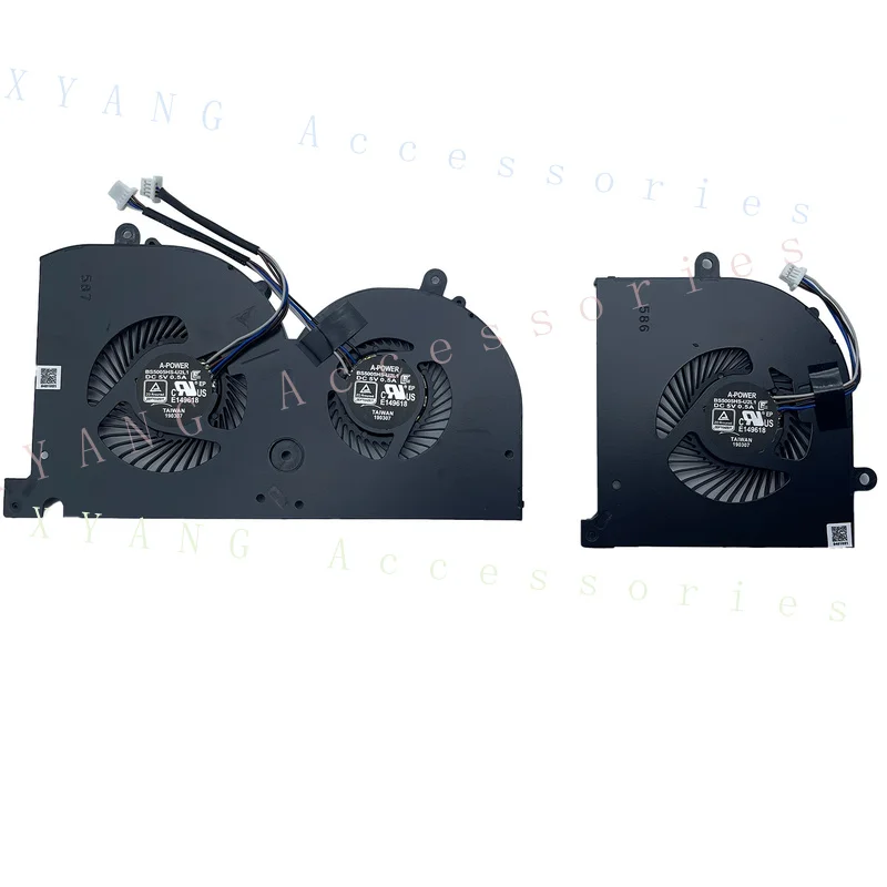 Фото Новый вентилятор охлаждения ЦП и ГП 5В для MSI GS75 Stealth P75 Creator MS-17G1 MS-17G2 (США) №1