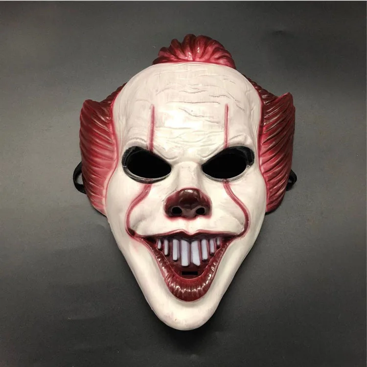 

Halloween Masks Horror Clown Mask PVC Cosplay Party Props Masquerade Stage Shows Rave Festival Party Clubwear Clown Cosplay Mask