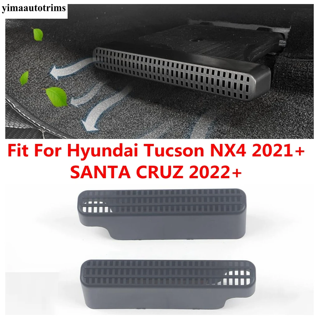 

Car Seat Under Floor Air AC Vent Outlet Duct Trim For Hyundai Tucson NX4 2021 - 2023 / SANTA CRUZ 2022 2023 Accessories Interior