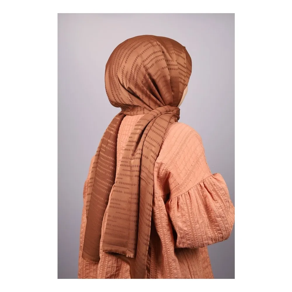 

Dorlie Fashion Cashmere Silky Jacquard Shawl-Pattern-15-Renk-11