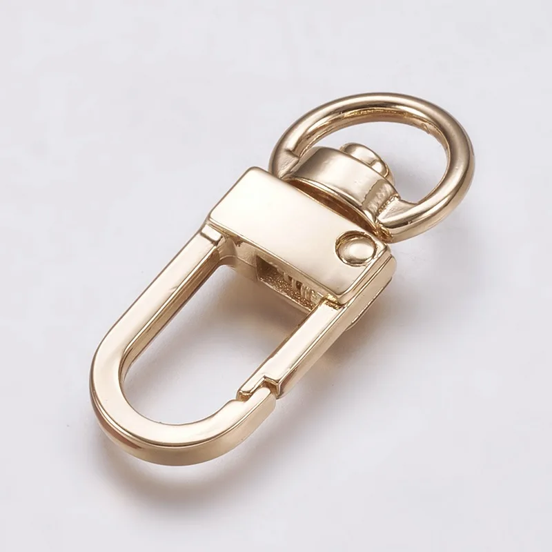 

5PCS Zinc Alloy Swivel Clasps Swivel Snap Hook Golden 34x14x6.5mm Hole: 10x5mm
