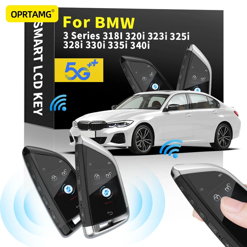 

Car smart LCD key accessories For BMW 3 Series 318I 320i 323i 325i 328i 330i 335i 340i 2000 2001 2002-2018 2019 2020 2021 2022