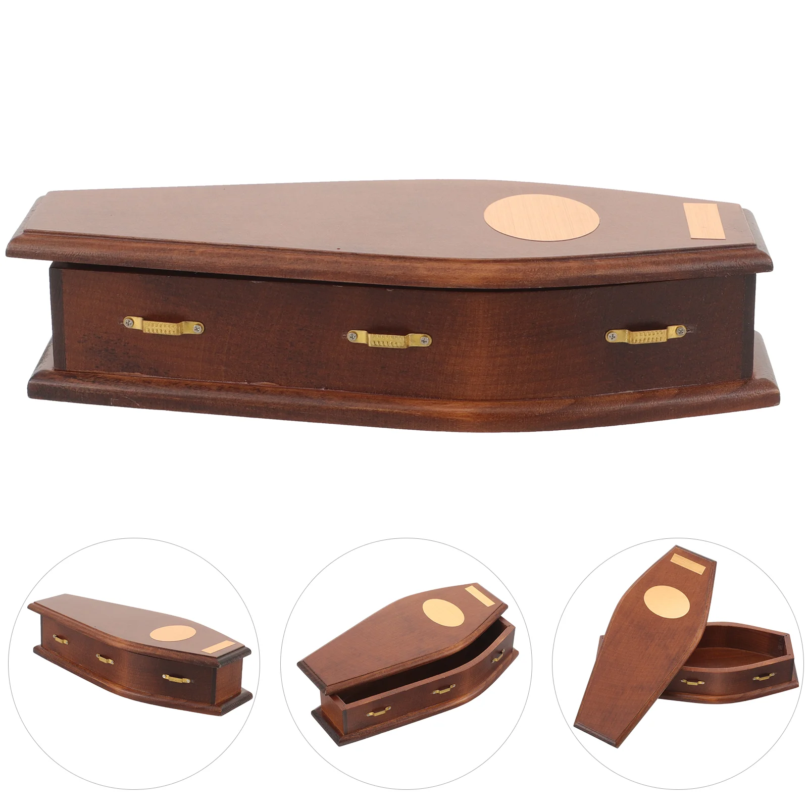 

Аксессуары для дома, декор мини-гроба, погребальное дерево, ретро цвет, «сделай сам», деревянная мебель, микро-сцены