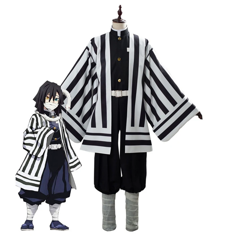 

Iguro Obanai Cosplay Costume Demon Slayer Halloween Anime Cosplay Cartoon Kimetsu No Yaiba Costume For Kids For Adult Gifts