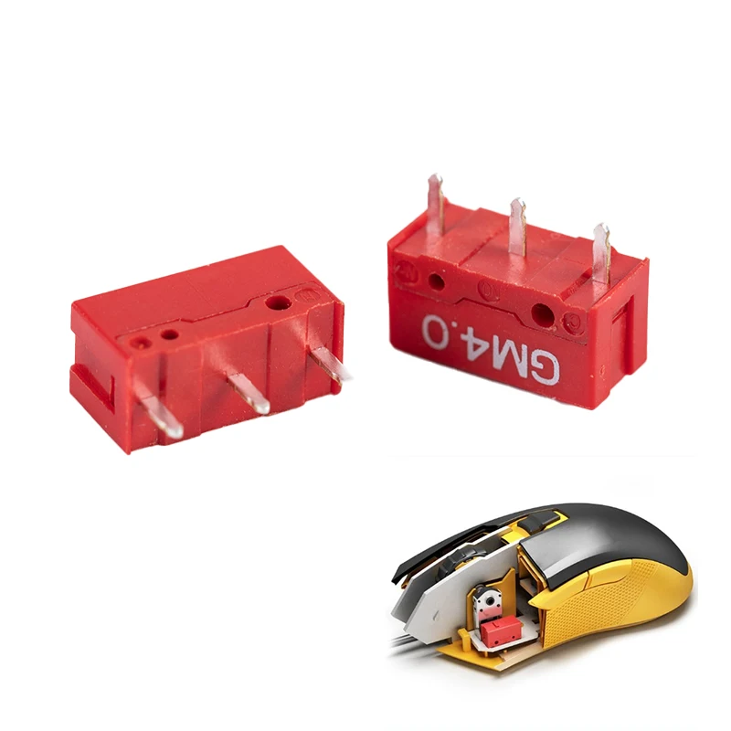 

2Pcs Kailh GM4.0 Mouse Micro Switch 60 Million Click Life Computer Mouse Button