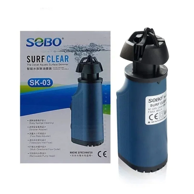 

Sobo SK-03 Aquarium Surface Cleaner Internal Filter 200 L/h 3 W 491697141