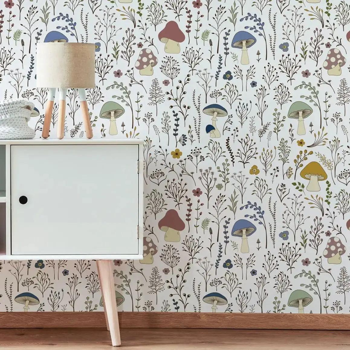 

Бумажные обои Pixel&Wall "Грибной рай"