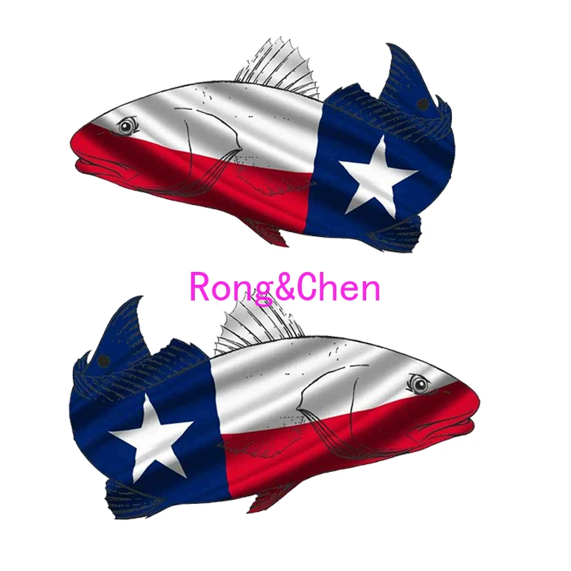 

Индивидуальная Автомобильная наклейка с Техасским флагом, красной рыбой для автомобиля, мотоцикла, гоночного шлема, ноутбука, багажника, ку...