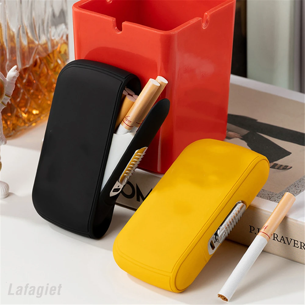 2 In 1 Usb Rechargeable Lighter Waterproof Hold 10pcs Cigare