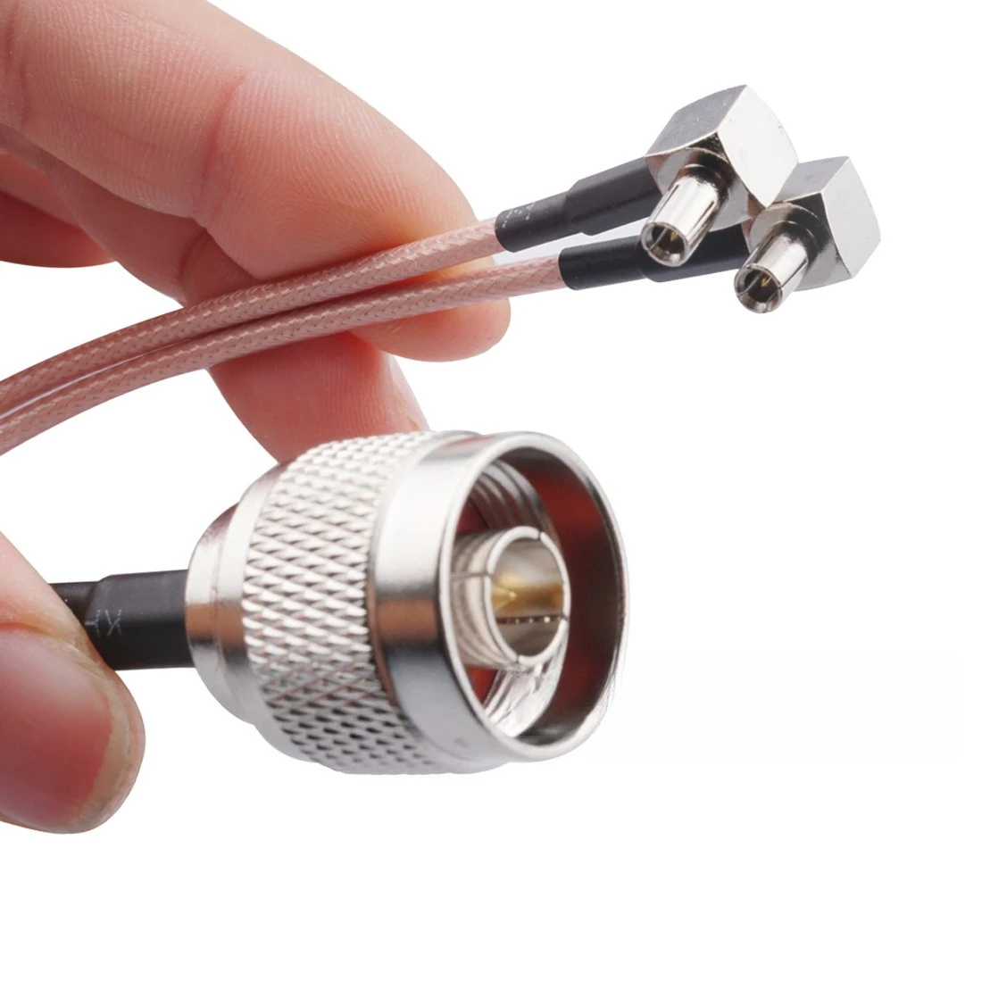 

Коаксиальный радиочастотный переходной кабель с штекерной головкой N к двойной головке TS9, Y-образный разветвитель NJ-TS9/NJ-CRC9, используемый для усилителей сигнала