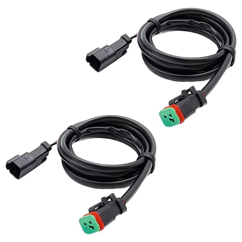 2 вывода 1 в Deutsch с двумя выходами DT DTM гнездовой разъем адаптеры для светодиодных