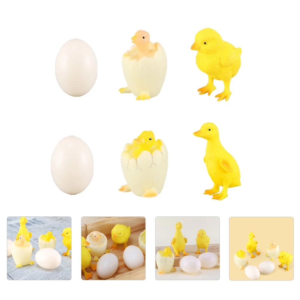 

Cycle Life Model Animal Animals Figurines Chicken Growth Toys Figurine Kids Farm Figure Chicks Duck Educational Ducks Science