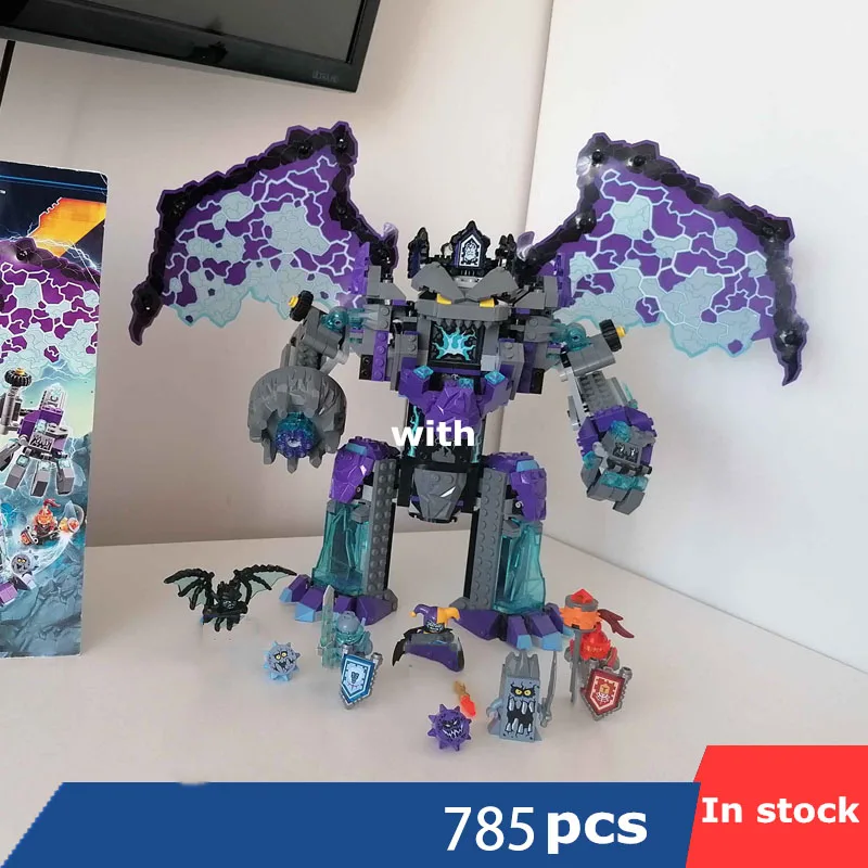 

808pcs Nexoes Knight Stone Colossus of Ultimate Destruction Model Building Blocks 70356 Nexus Saber Robots Toy For Kids