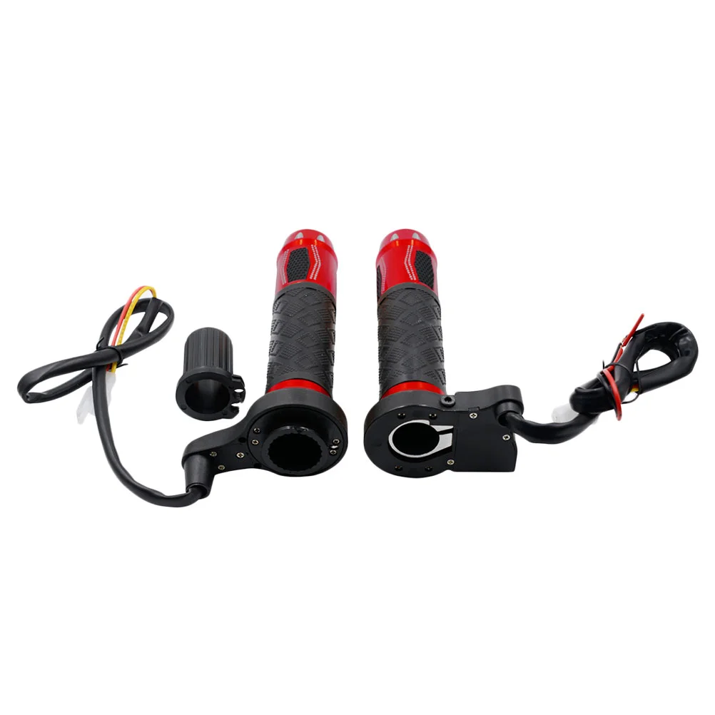 

1 Pair Handlebar Durable Aluminum Electric Handlebar Warmer Grip for Motorcycle Motorbike