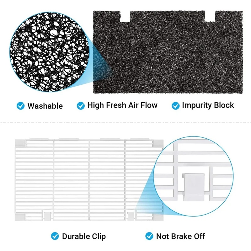 Решетка кондиционера крышка воздушного фильтра с воздуховодом в упаковке Duo для