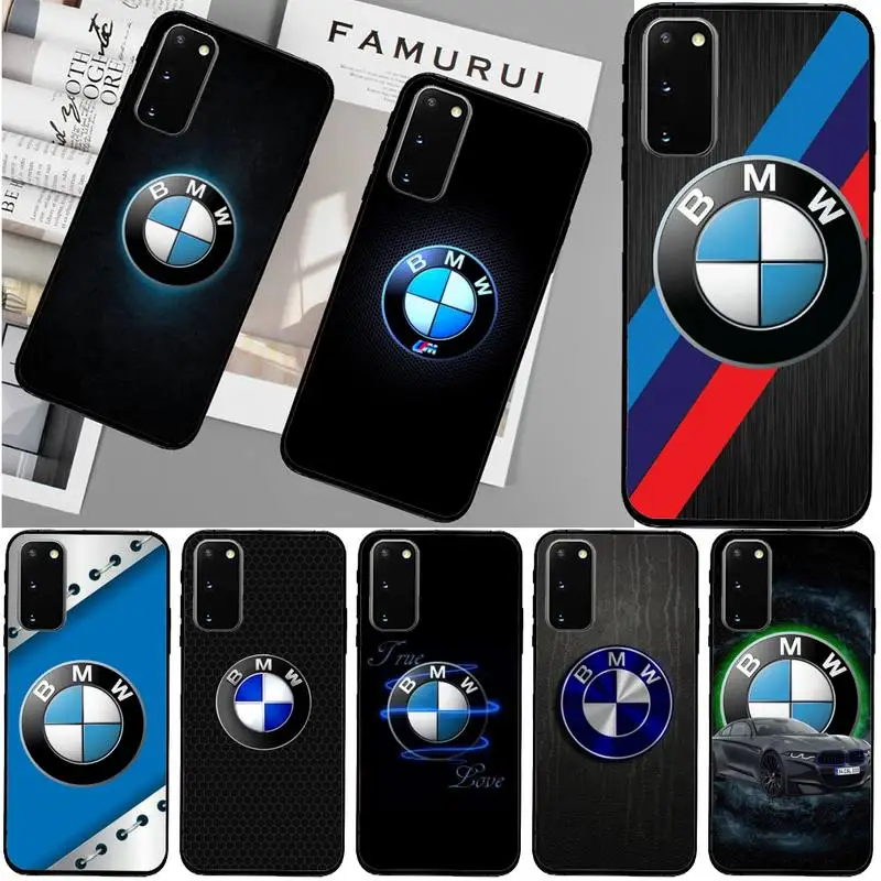 Роскошный автомобильный чехол M-Power для телефона BMW Samsung Note 8 9 10 20 Note10Pro 10lite 20ultra M20 M31