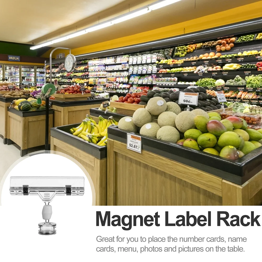 4 шт. держатель для рекламных ценников зажимы без запаха подставка дисплея зажим