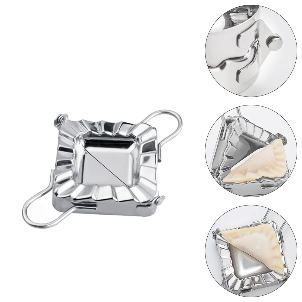

Dumpling Press Maker Pierogi Mould Dough Stainless Steel Tool Chinese Making Set Pie Wrapper Ravioli Dumplings Mold Wrappers