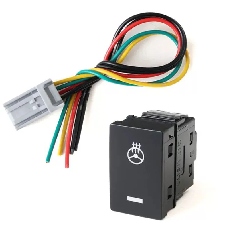 

1 шт., автомобильные противотуманные фары, музыкальные светодиодные фары для выхлопной трубы, силовой радар, датчик парковки, кнопка переключения для Honda CRV 17-22 BREEZE Civic