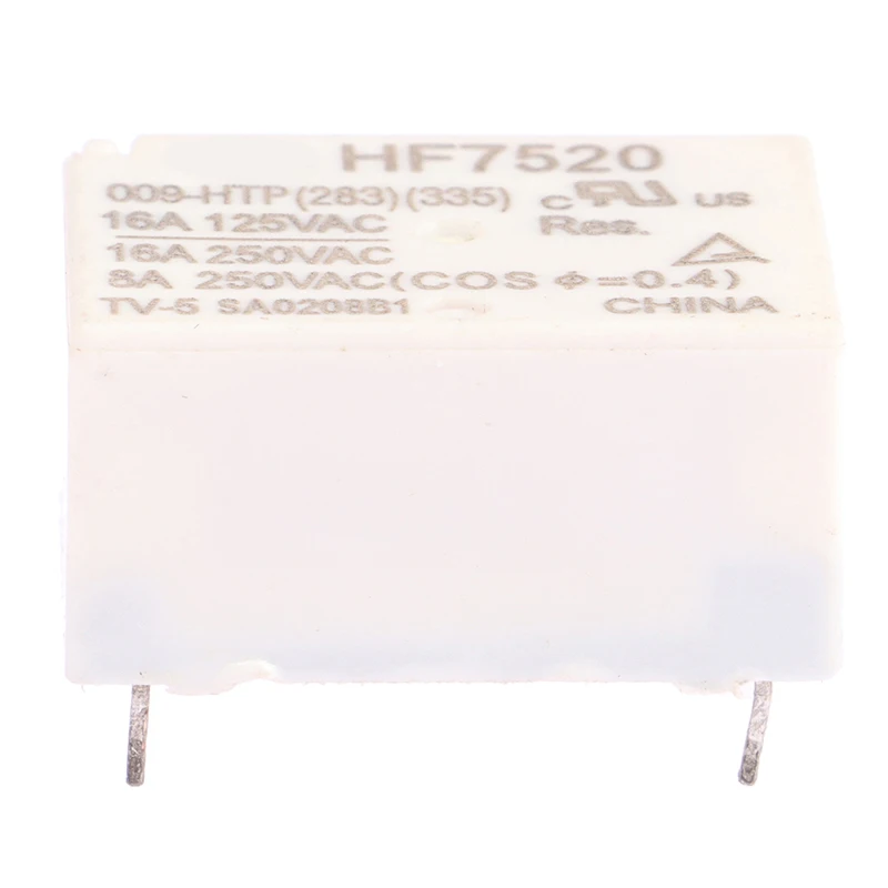 HF7520 / 009-HTP Высокая нагрузка 10 А/16 А Нормально открытый 4-контактный просо с
