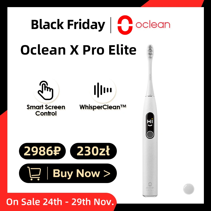 Oclean X Pro Elite Smart Sonic Electric Toothbrush Ultrasound Teeth Whitening Ultrasonic Whitener Teethbrush Dental Tooth Brush