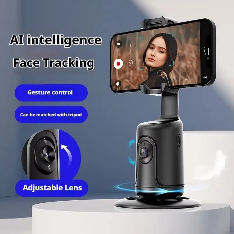 360 ° Стабилизатор подвеса для телефона с искусственным интеллектом