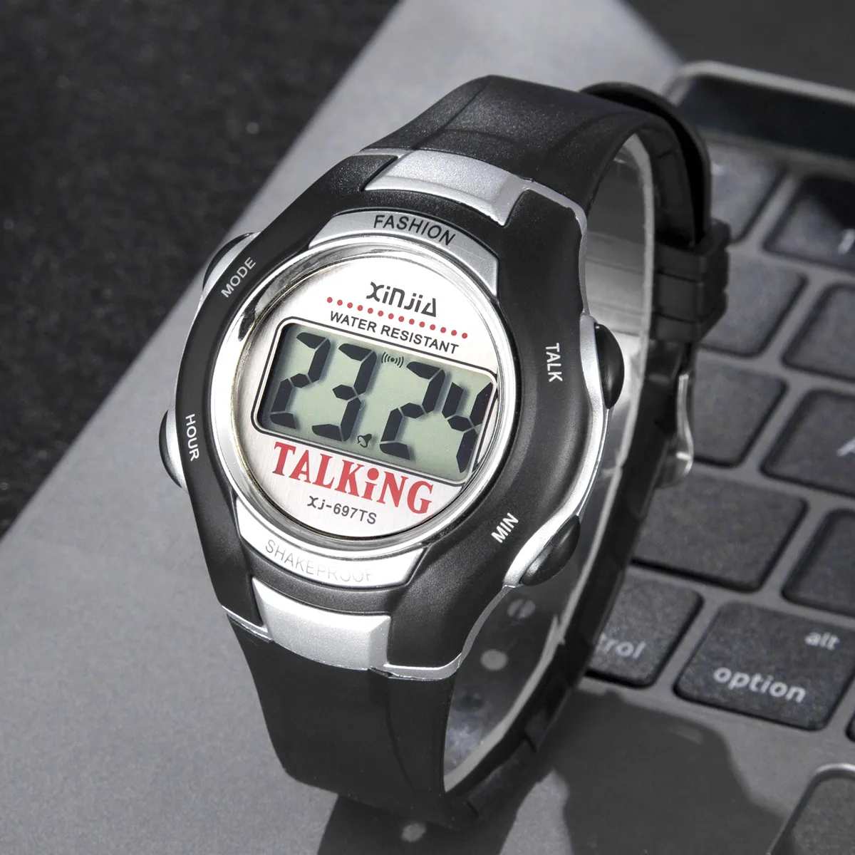 Arabic Talking Wristwatch for the Blind and Elderly Electronic Sports Speak Watches