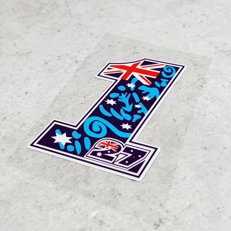 

G252 Reflective MOTO GP Racer 27 Stoner Vinyl Stickers and Decals for Motorcycle Racing Motorbike Modification World Champion