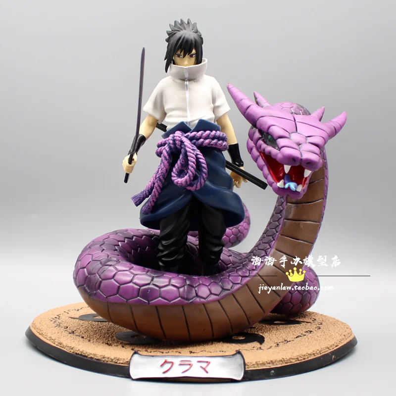 

Naruto Anime Oversized Snake Man Uchiha Sasuke Psychic Ten Thousand Snake Statue Pvc Action Figurine Decoration Model Toys Gift