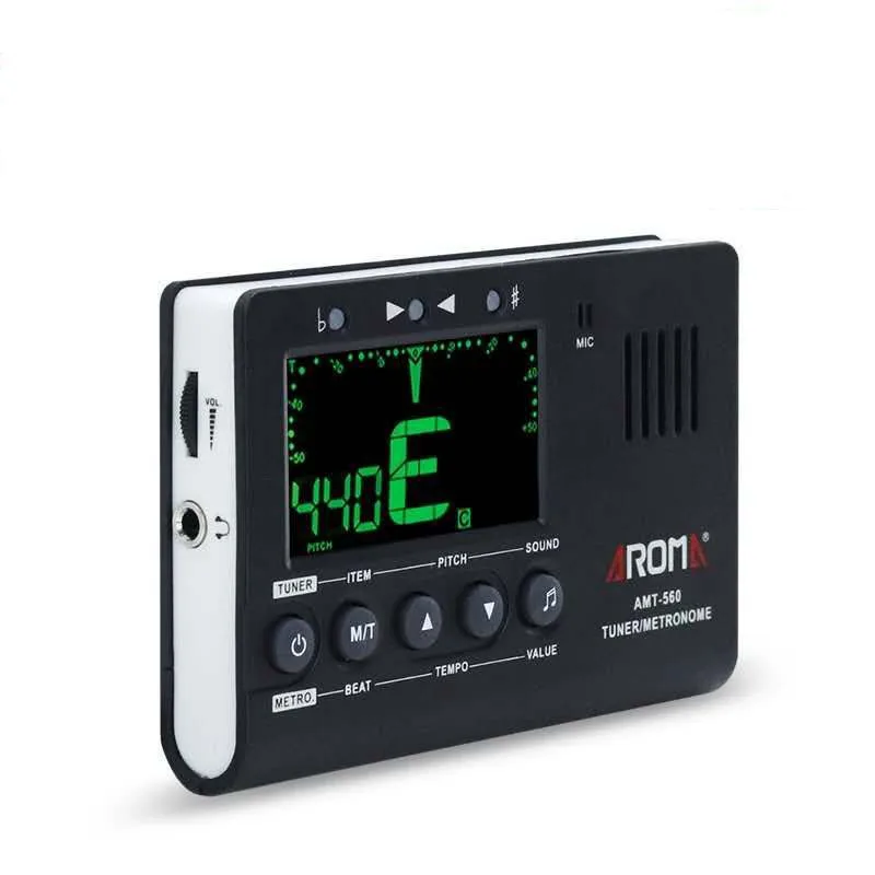 

Tuner Guitar Arnoma Metronome AMT-560 Tuner (NO button battery)