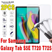 2pcs for samsung galaxy tab s5e sm t720 sm t725 10 5 9h 0 3mm bubble free protective film anti scratch tempered glass