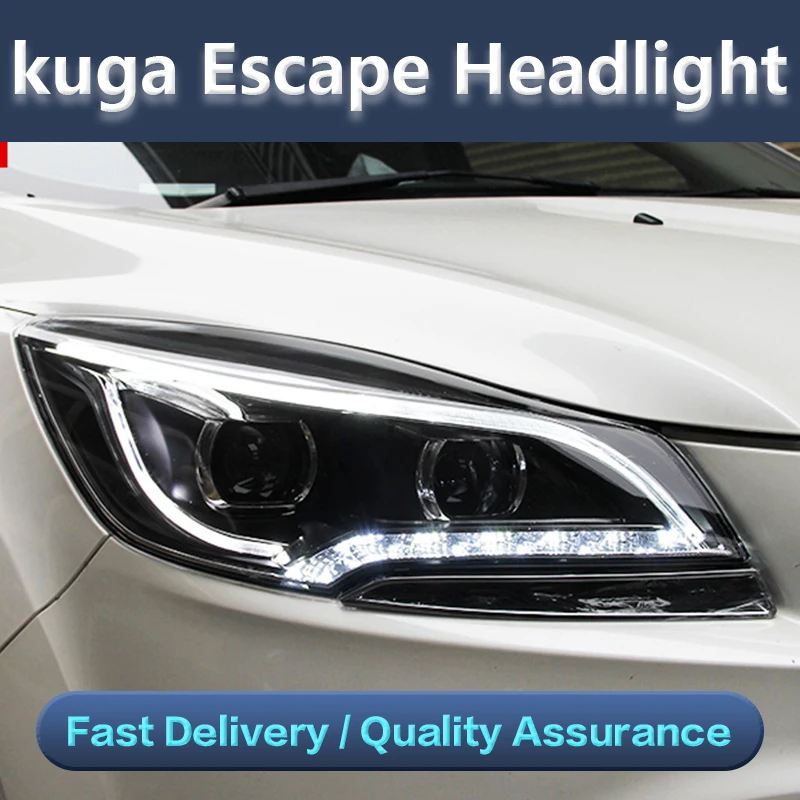 Передсветильник светодиодная фара в сборе для Ford Escape Kuga 2014-2016 лет