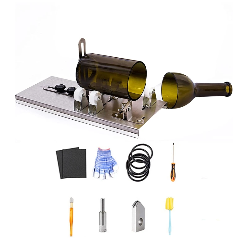 

1 PCS Glass Bottle Cutter Upgraded Bottle Cutting Tool Kit DIY Machine For Cutting Wine, Beer, Liquor, Whiskey, Alcohol