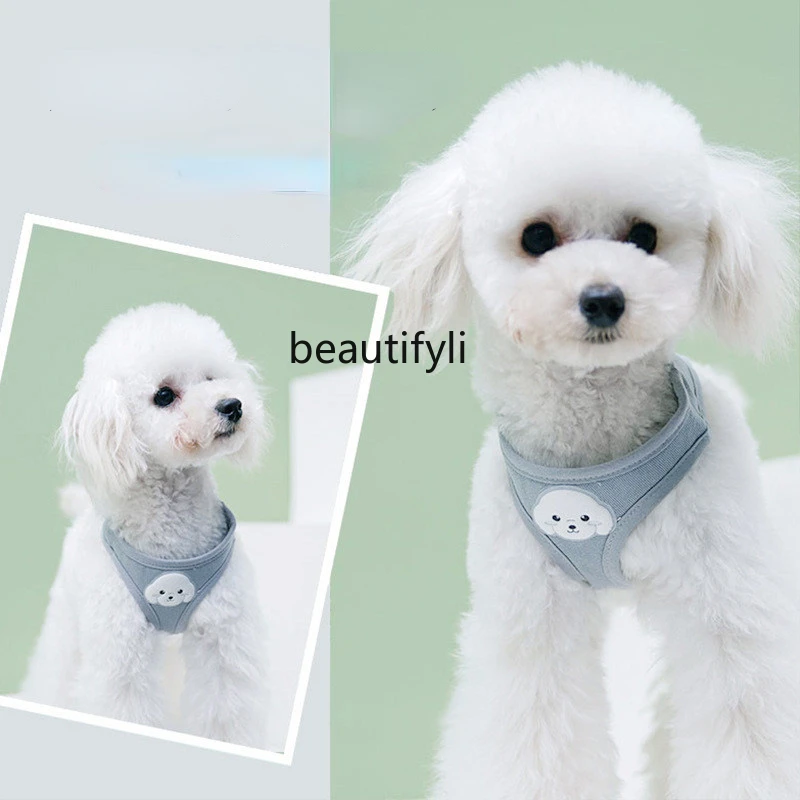 

yj Small Dog Vest Hand Holding Rope Dog Rope Dog Chain Dog Leash Pet Harness