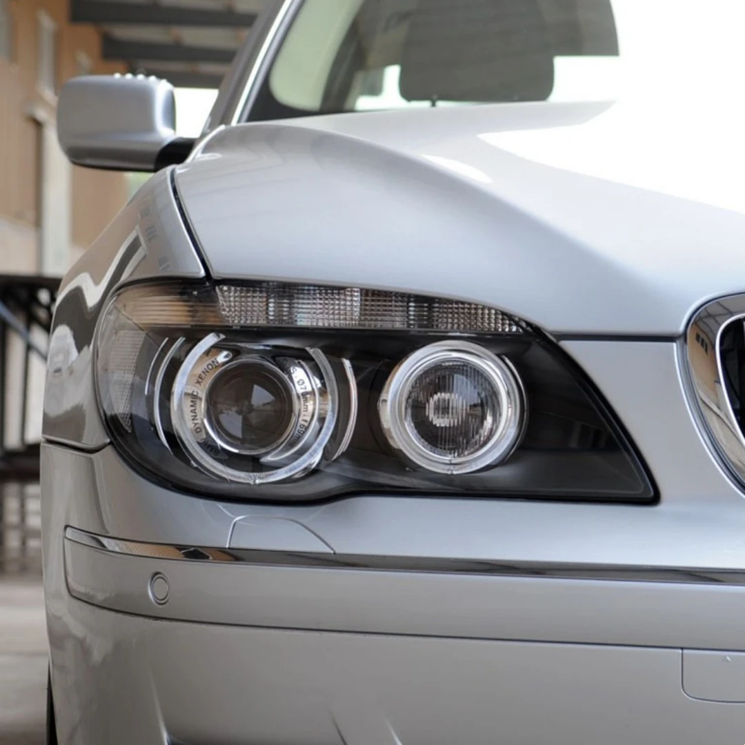 

Крышка объектива передней фары автомобиля для BMW 7 серии E65 E66 2005 2006 2007 2008, стекло, авто корпус, абажур, прозрачный
