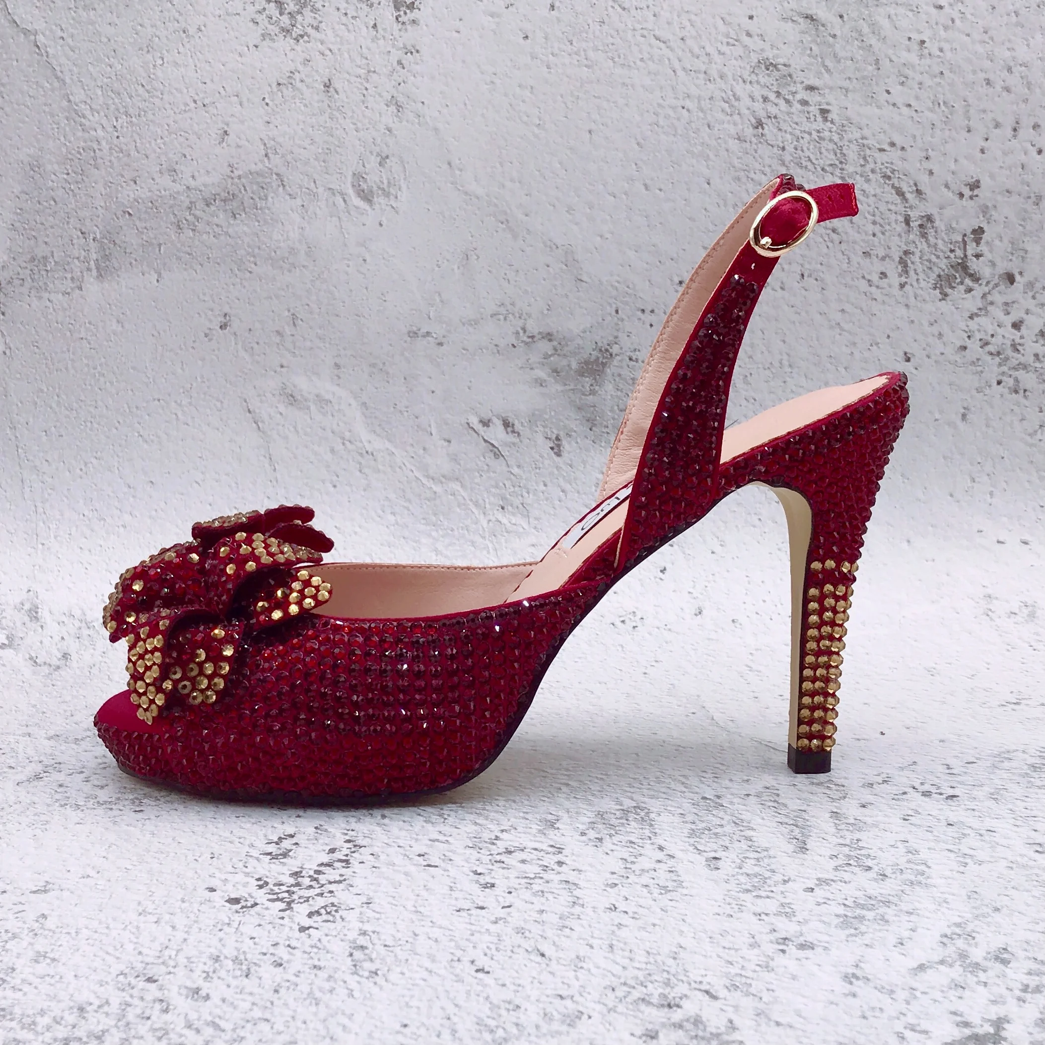 CHS1643 роскошные женские туфли ручной работы в новом дизайне свадебные с цветочным