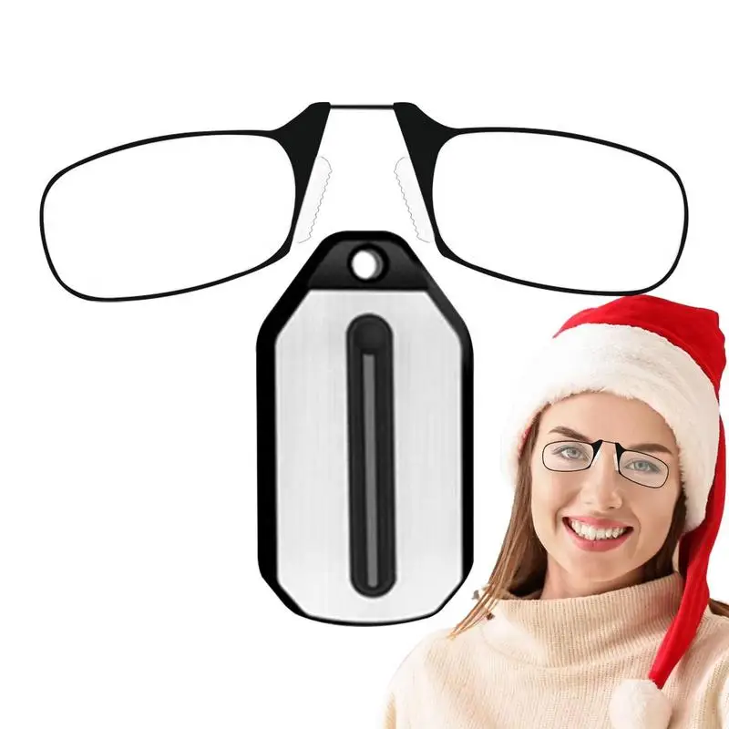 

Reading Glasses Keychain Wallet Reading Glasses Keychain Bags Compact Folding Readers Reading Glasses Blue Light Blocking