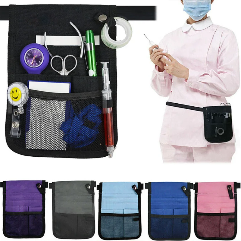 

Nurse Tools Waist Bag Portable Single Shoulder Crossbody Bag Surgical Instruments Common Items Storage Bag
