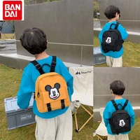 disney mickey backpack children cute cartoon light kindergarten school bag boys mini adjustable cute daily small backpack