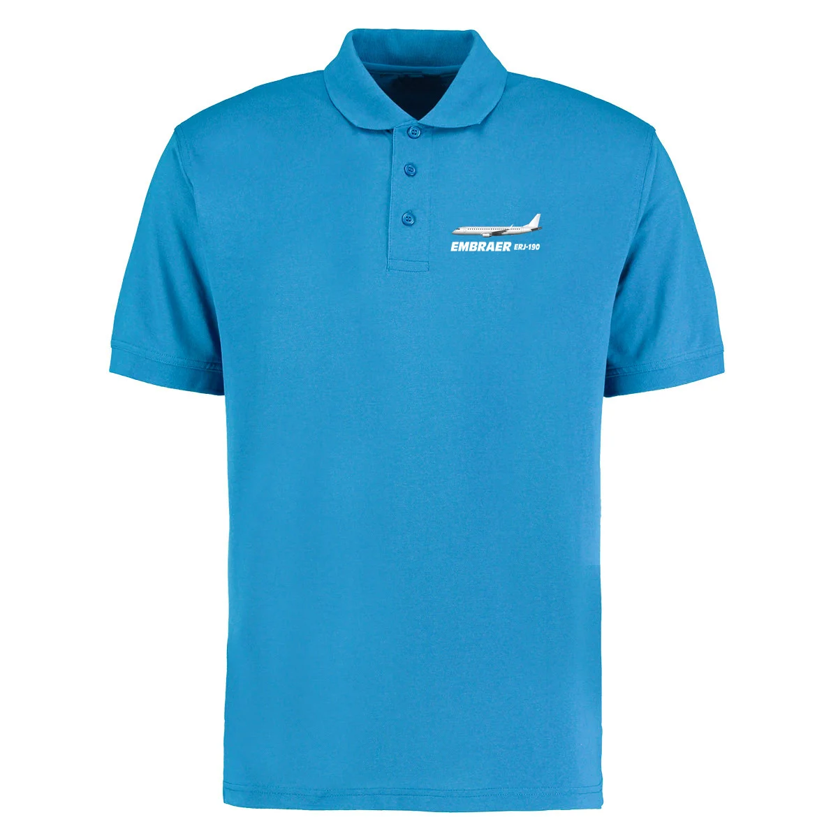 Хлопковые мужские рубашки поло The Embraer ERJ-190 Aviation Pilots футболки